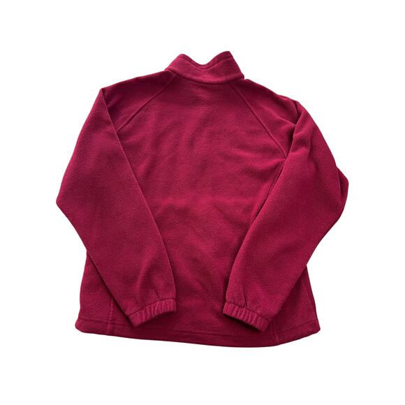 Columbia Sportswear Women's Size M Red Zipper Front Fleece Jacket 207-WL6114 - Picture 2 of 9